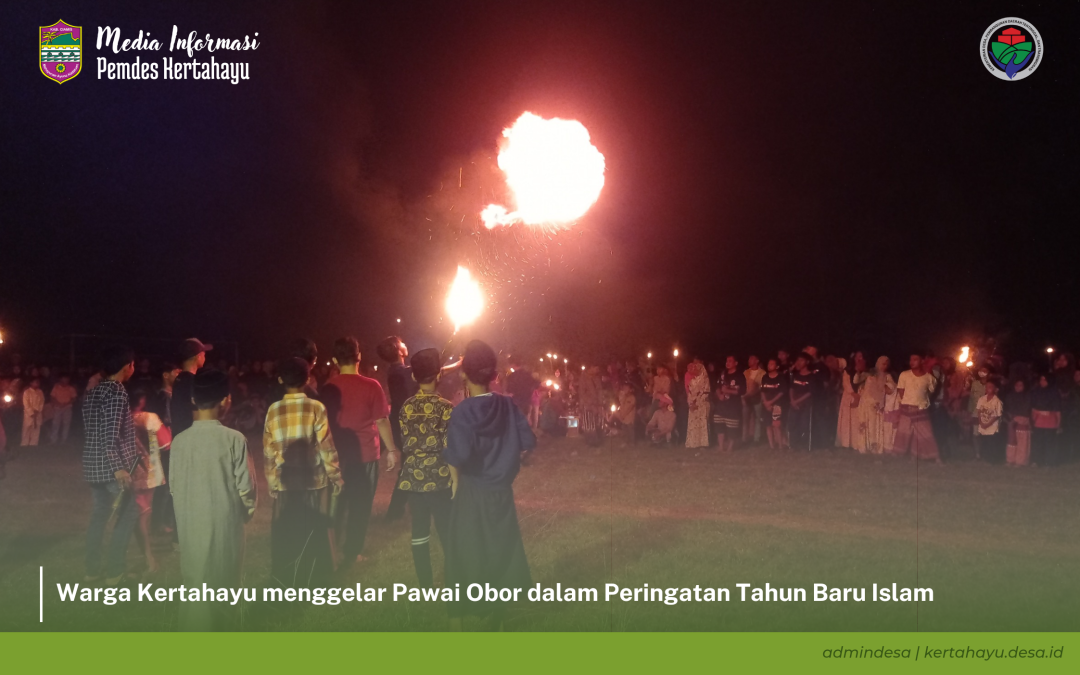 Meriah! Warga Kerahayu menyambut Tahun Baru Islam dengan Pawai Obor