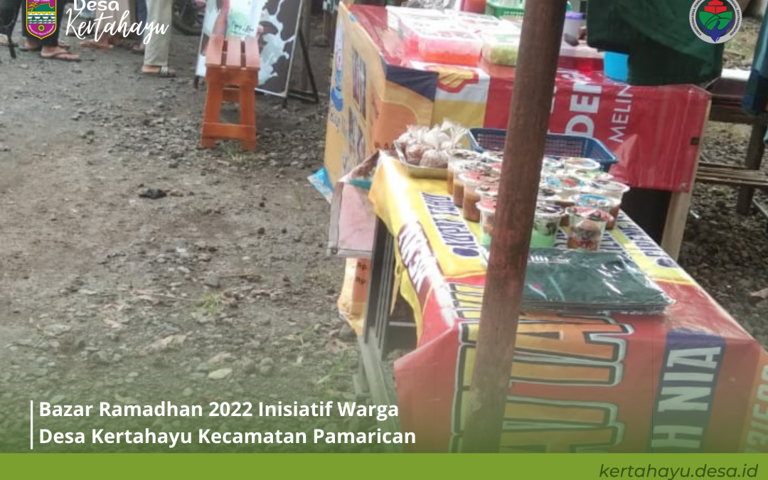 Bazar Ramadhan di Lingkungan RT. 009 RW. 003 Desa Kertahayu Diyakini Dapat Memulihkan Ekonomi Rakyat.